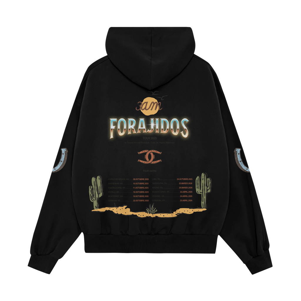 Hoodie Worldwide Tour Black