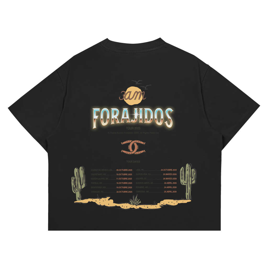 T-shirt Worldwide Tour Black